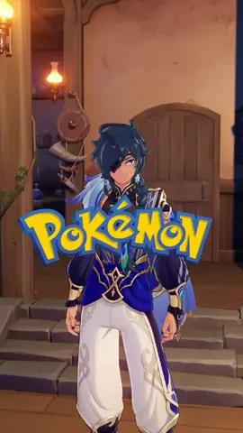Choosing a Pokémon for Kaeya in Genshin Impact! #GenshinImpact #genshin #kaeya #kaeyagenshinimpact #pokemon 