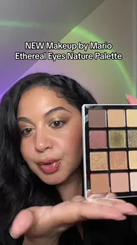 REPOST. #glamfamm Do we loveeee the NEW @makeupbymario Ethereal Eyes Nature Palette???!! 🤩 #makeupbymario #makeupbymarioetherealeyeshadowpalette #etherealeyeseyeshadowpalette #etherealeyesnature 