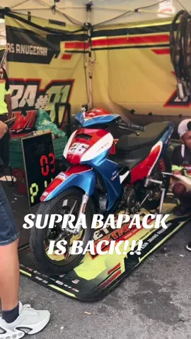 SUPRA BAPACK IS BACK!!!  Tonton video full nya di YT R59 Racing prenn #r59racing #suprabapak #ergusoei #roadrace #grenindonesia 