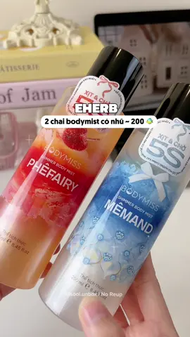 Bodymist nhũ lấp lánh ✨ #eherbvietnam #bodymist #bodymisteherb #xitthom #fyp 