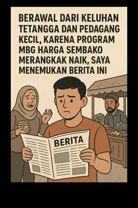 Setiap Program besar tidak bisa dilakukan dengan cara terburu buru. #warning #hatihati #sembako #pedagang #rakyat 