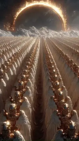 Angel army,ready to fight for God at all times.#heaven #aigenerated #faith #creed #angel 