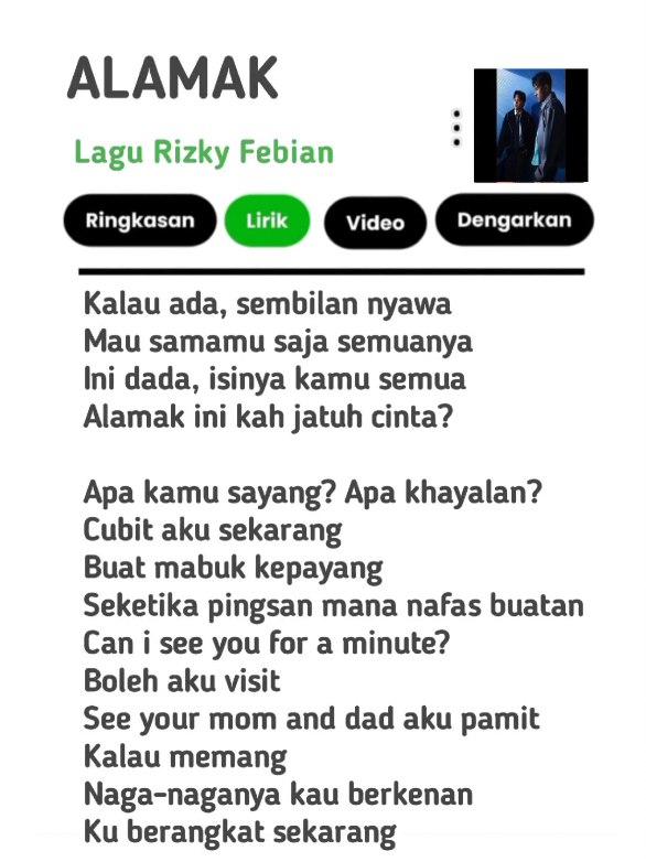 Alamak - Rizky febian #kalauada9nyawa #kalauada9naga #rizkyfebuanalamak  #rizkyfebian #alamak 