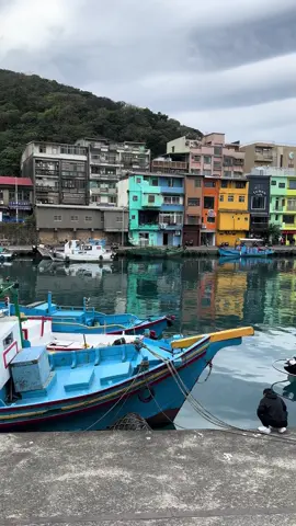 📍Zhengbin Port Color Houses  #keelung_taiwan🇹🇼 #taiwan🇹🇼 #zhengbinportcolorhouses #beautifuldestinations #nature 
