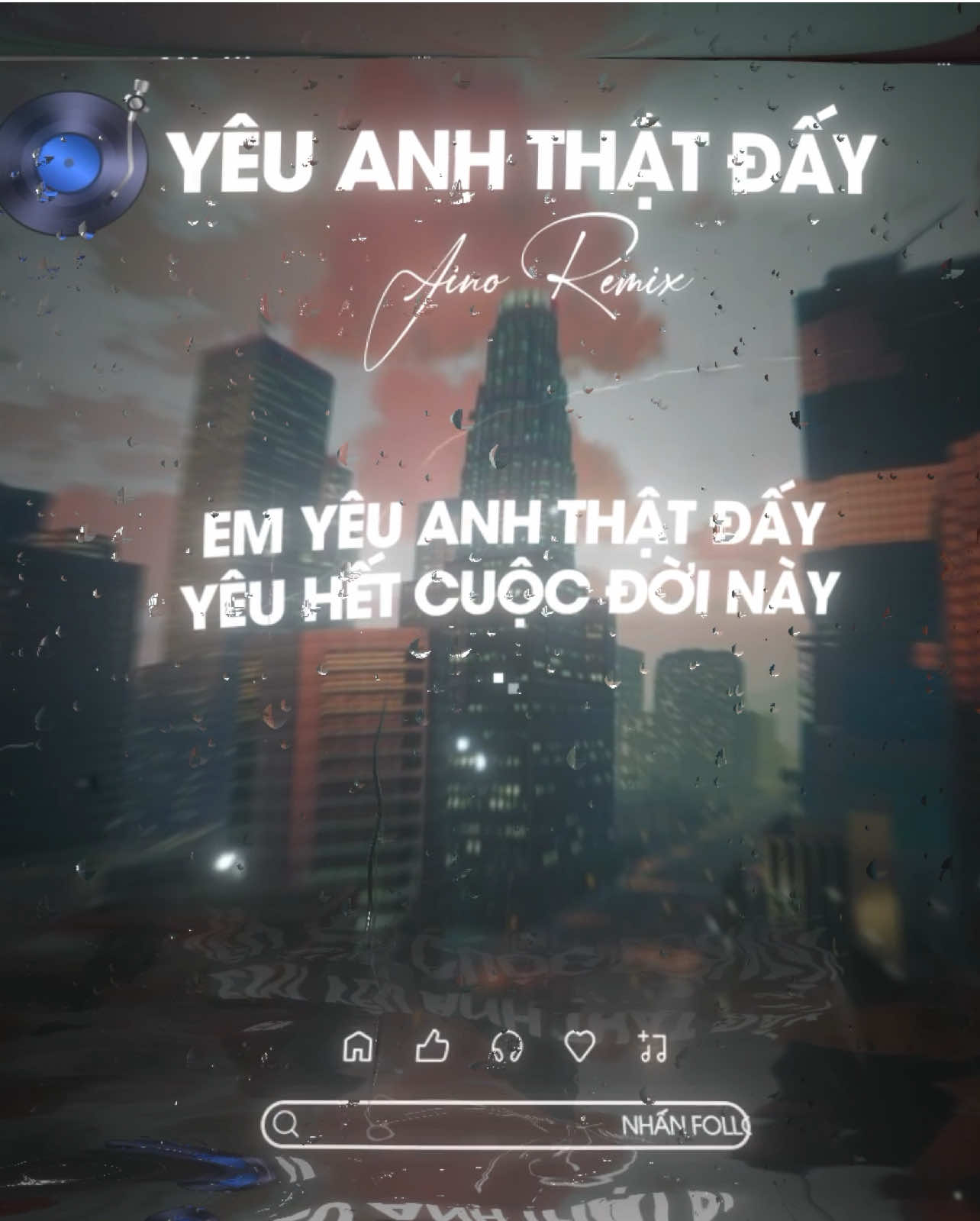 Em yêu anh thật đấy, yêu hết cuộc đời này... #music #lyrics #remix #fyp #fly 
