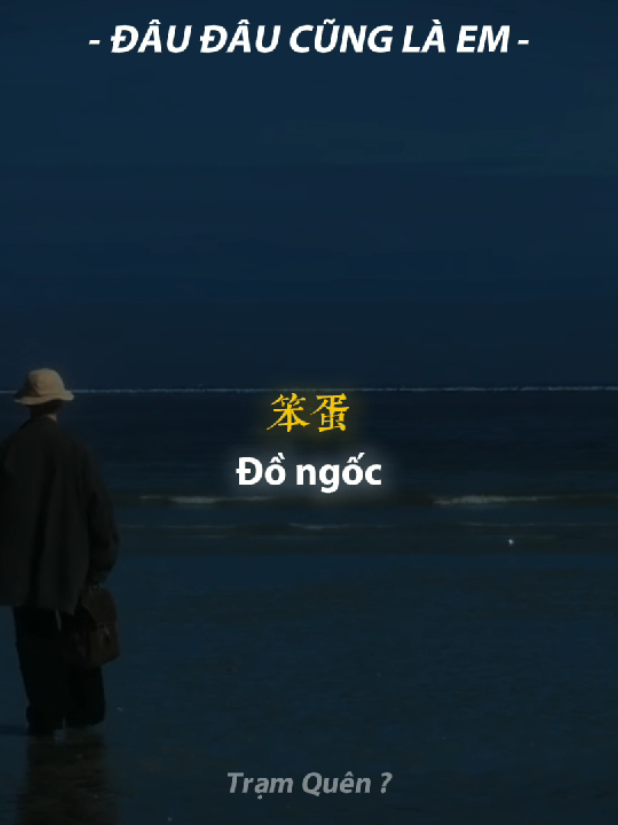 Đồ ngốc, con người chet đi thì sẽ không có kiếp sau đâu..|song name:Đâu đâu cũng là em -哪里都是你 -#xh #nhactrung #nhactrungquoc #viral #TramQuen? 