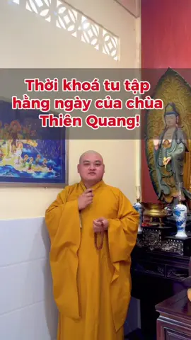 Lịch sinh hoạt hằng ngày của chùa Thiên Quang🙏