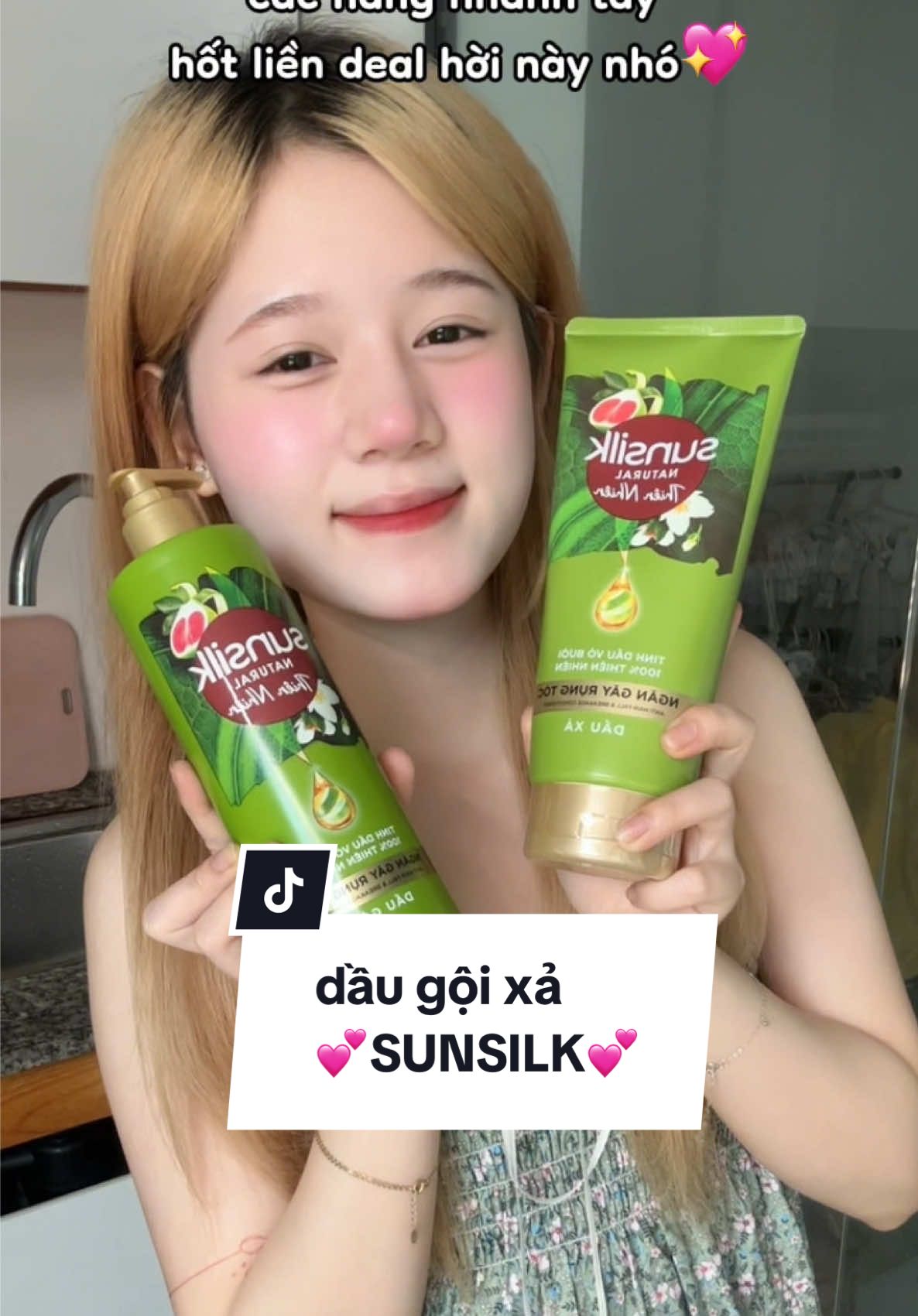 quá nũng nịu với combo nìii🥰 #Sunsilk #hoptaccungUnilever #daugoithiennhien