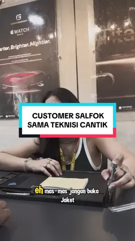Padahal cuma service iPhone, kok bisa salah fokus ya customernya?🫠 #lapakgadgetservice #repairiphone #perbaikaniphone 