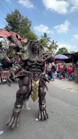 Monster Srigala In Action 🔥🔥 #fyp #karnaval #magelang24jam #artdja 