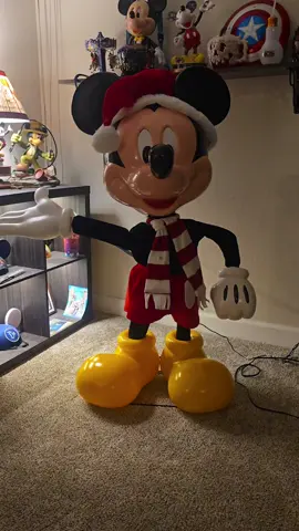 Animated christmas Mickey. 4ft tall from Home Depot. #mickeymouse #disney #disneyland #homedepot #mickey 