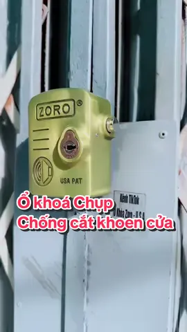 Ổ khoá Chụp chống cắt bảo vệ khoen cửa chống cưa khoen cửa, an toàn chống trộm có còi hú báo động #okhoachup #khoachupzoro #khoachup #khoachupbaodong #khoachongcat 