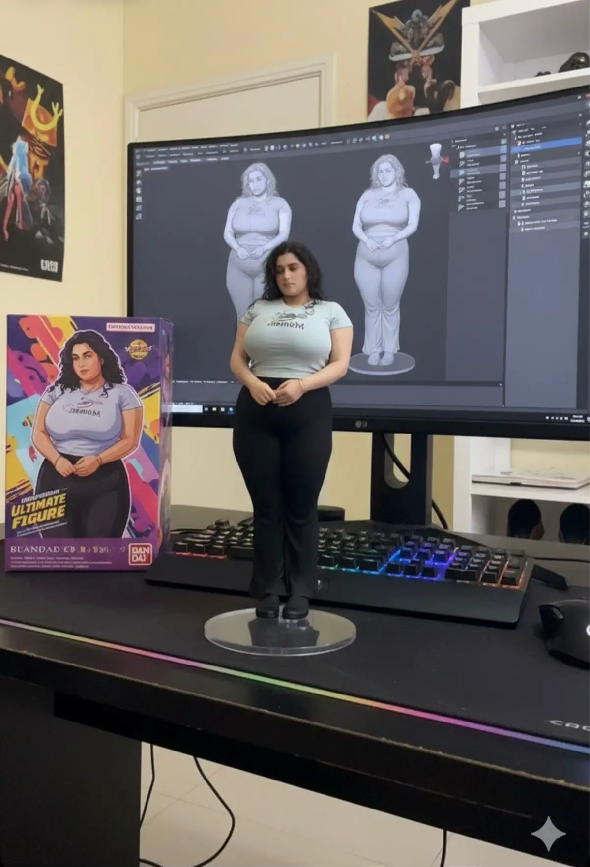 شرايكم قايز أنا و AI🤣😍🙈#اكسبلور #fyp #viral #امون 