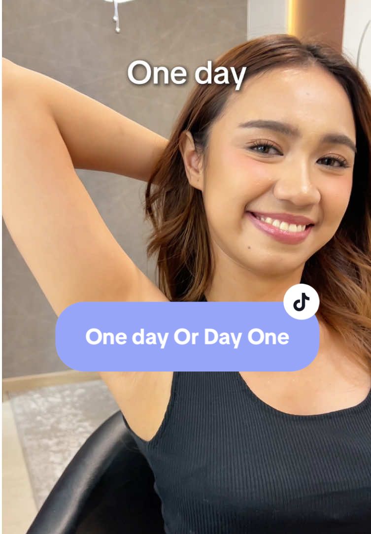 One day Or Day one ....  #secretclean #glowupunderarm #ketiakhitam 