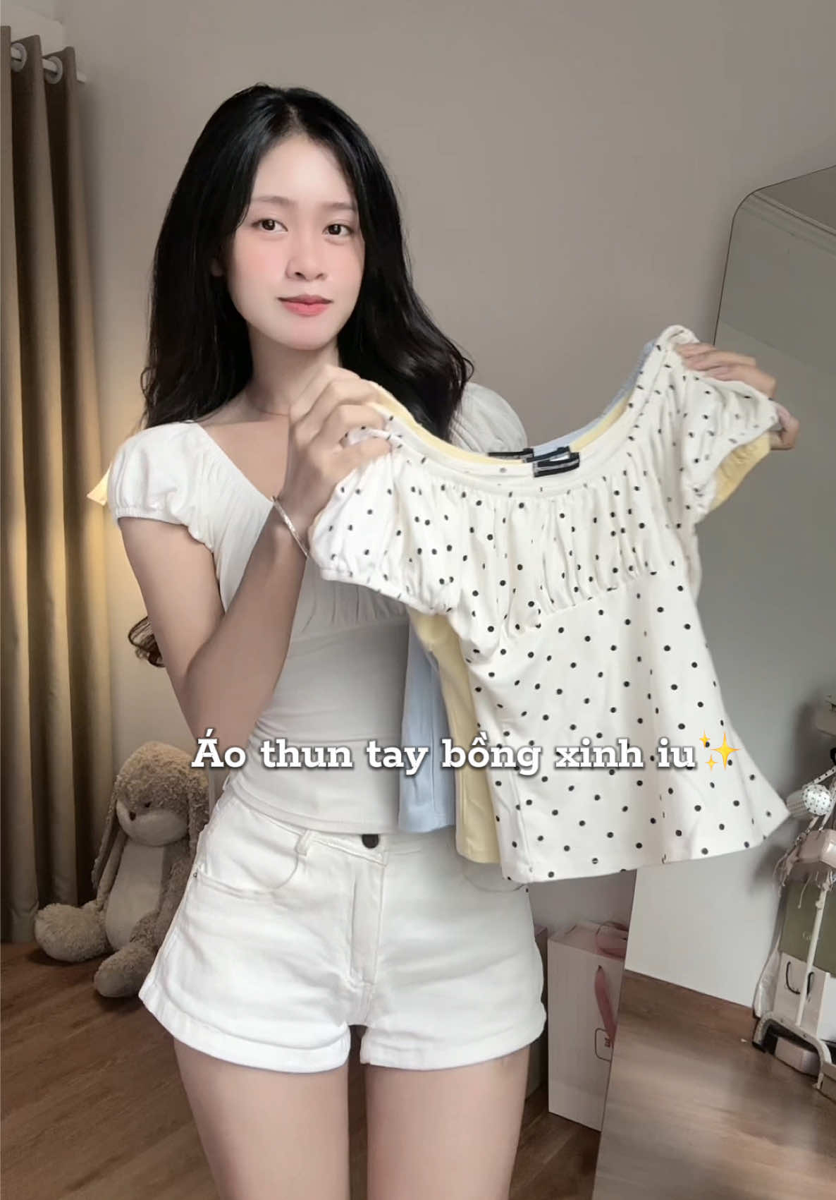 Áo xinh mặc 2 kiểu#outfitideas #outfit #xuhuongtiktok #xuhuong 