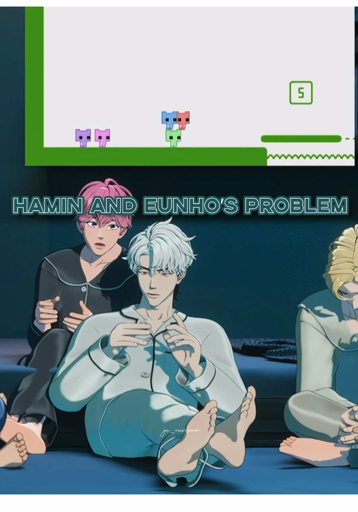 Eunho’s always like this when they play games, and Hamin’s always so patient🤣 Just too cute~ #plave #hamin #eunho #fyp #fy 
