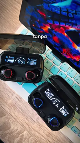 Tws 2 in 1 bisa di jadiin powerbank juga disaat urgent🔥✨#tws #twsm10powerbank