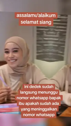 #ini dedek sudah langsung# #menunggu nomor# #whatsapp bapak ibu#