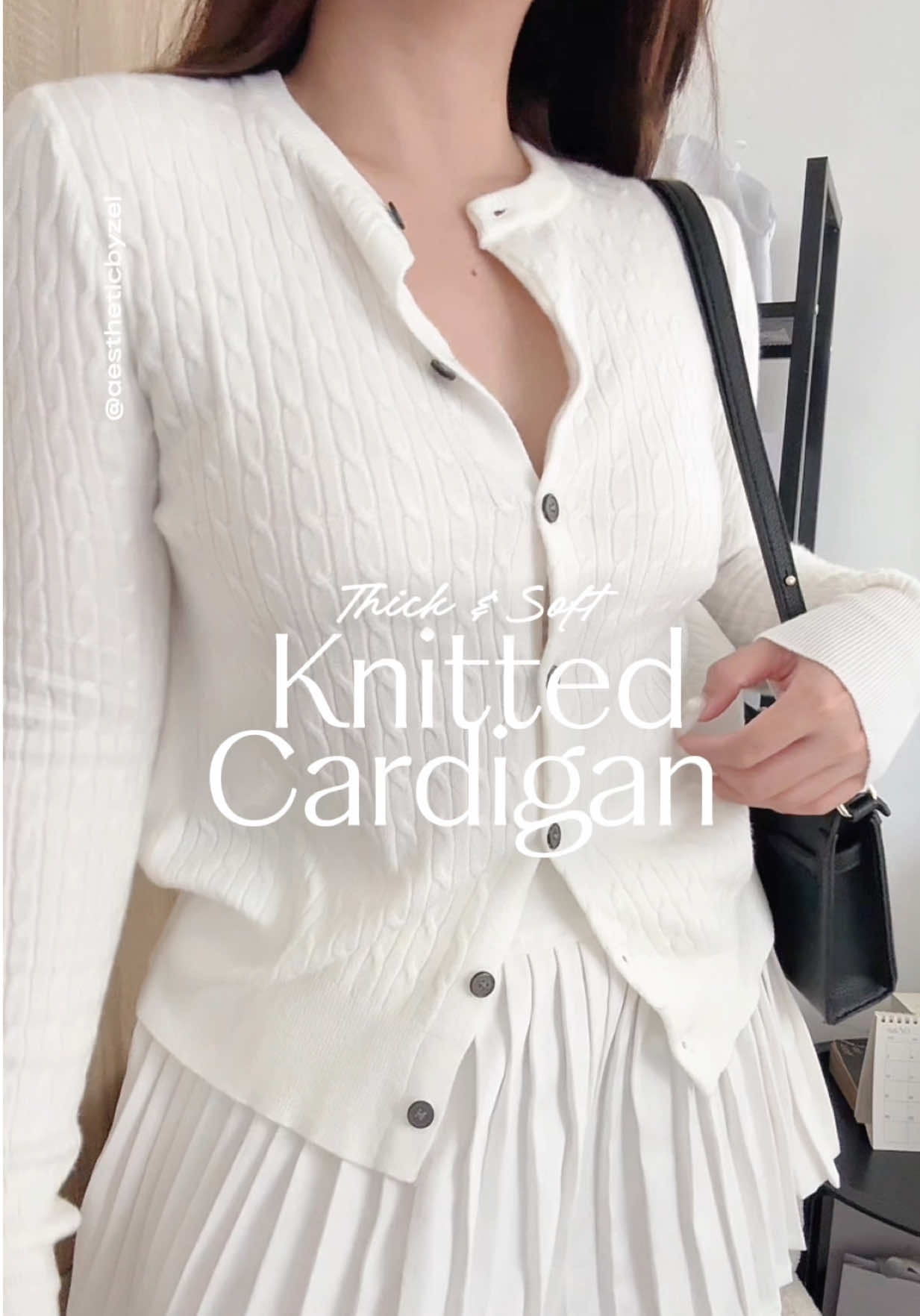 Super Soft & nice ng Quality! Talang worth it at sulit pang OOTD ng cardigan na to. Very soft ang tela at makapal, di rin basta basta lang ang tahi kaya try nyo na. #aestheticbyzel #cardigan #womensfashion #knittedcardigan #OOTD 