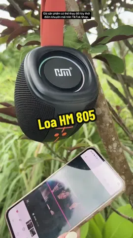 🔊 Loa HM805 – Âm thanh sống động, thiết kế hiện đại Loa công suất lớn, bass mạnh mẽ 🎶, mang lại trải nghiệm âm thanh bùng nổ khi nghe nhạc hoặc hát karaoke 🎤 Kết nối Bluetooth ổn định 📡, hỗ trợ USB, thẻ nhớ tiện lợi. Thiết kế nhỏ gọn dễ di chuyển, phù hợp sử dụng trong nhà, ngoài trời, tiệc tùng, sự kiện 🏡🎉 ⚡ Giá sản phẩm có thể thay đổi tùy thời điểm khuyến mãi trên TikTok Shop #loa #loakaraoke #congnghe #amthanh #onggiareview