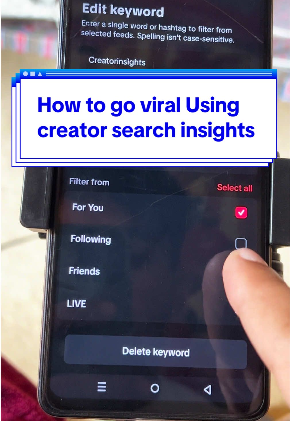 How to post video using creator search insights to make them go viral #tiktoktips #USATips #creatorsearchinsights #viralcontent #viralstrategies 