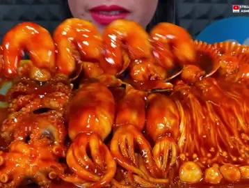 Mukbang spicy seafood (Yt:Stella ASMR) #stellaasmr #spicyseafood #spicyfood #mukbangvideo #mukbangeatingshow 