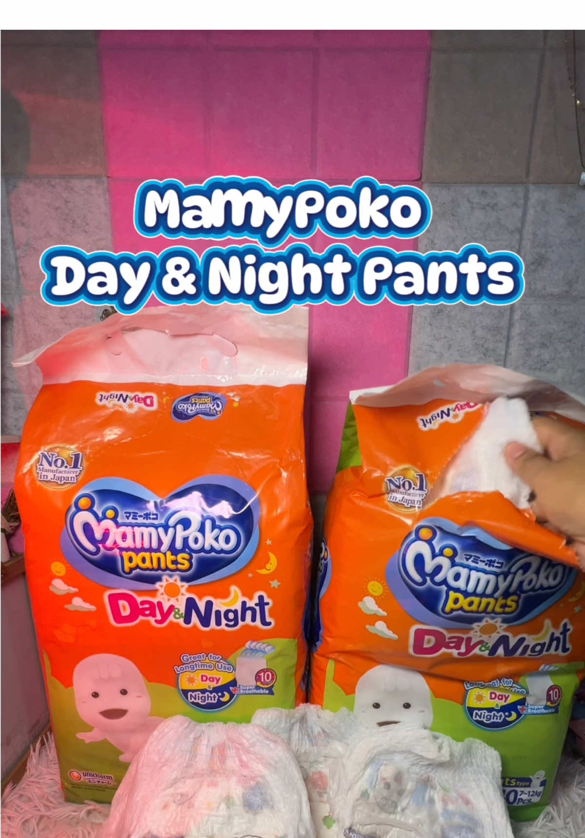 Mamypoko Diaper Day and Night Pants! Try niyo na din 🫰 #mamypoko #mamypokopants #diapers #babydiapers #buy1take1 
