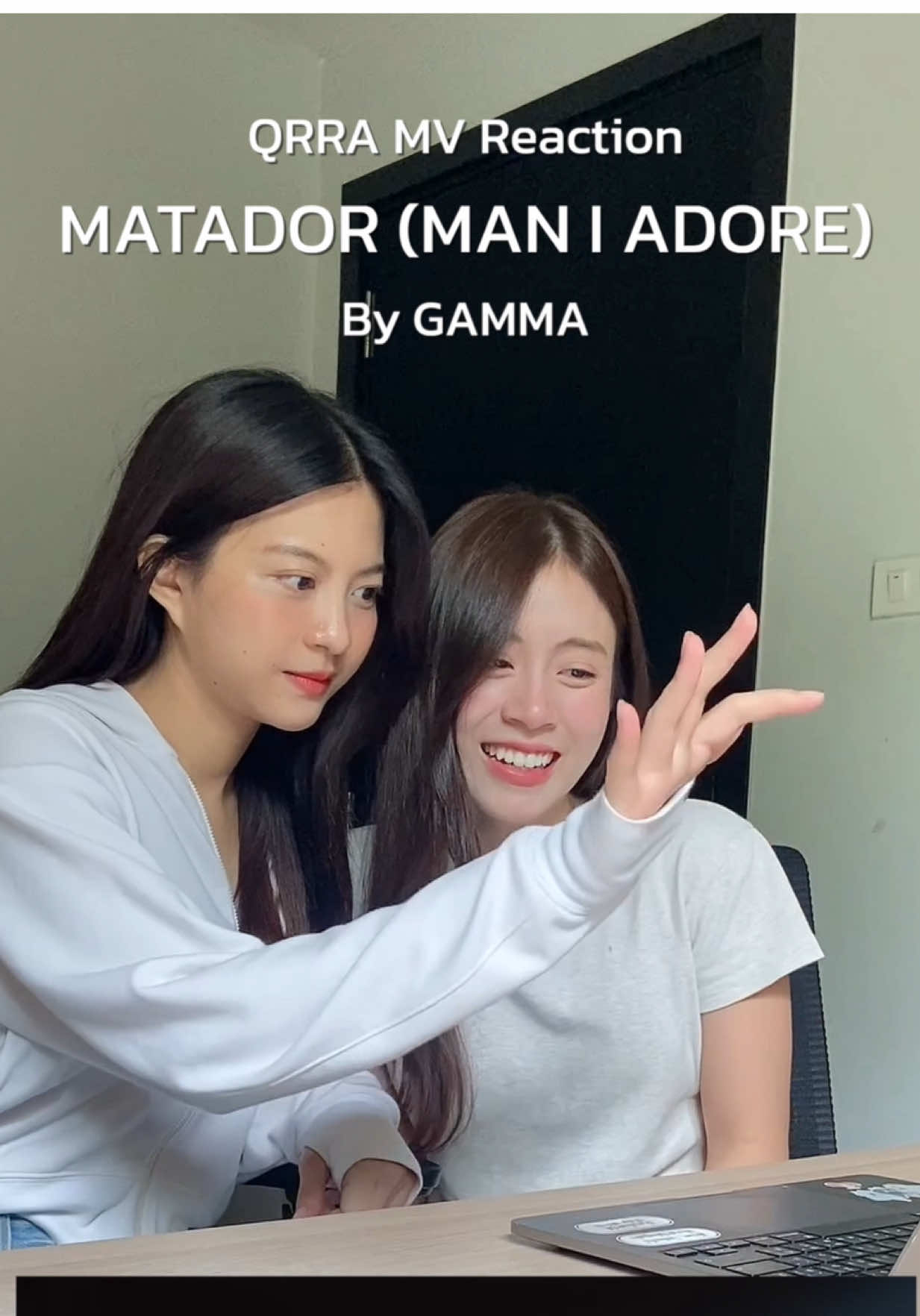 วันนี้น้องๆ วง @QRRA มาทำ MV Reaction เพลง Matador (Man I Adore) ของน้องๆ GAMMA ค่า 🍿💃🏻   #GAMMA #GLOW_WITH_GAMMA  #MATADOR ##QRRA##MVReaction