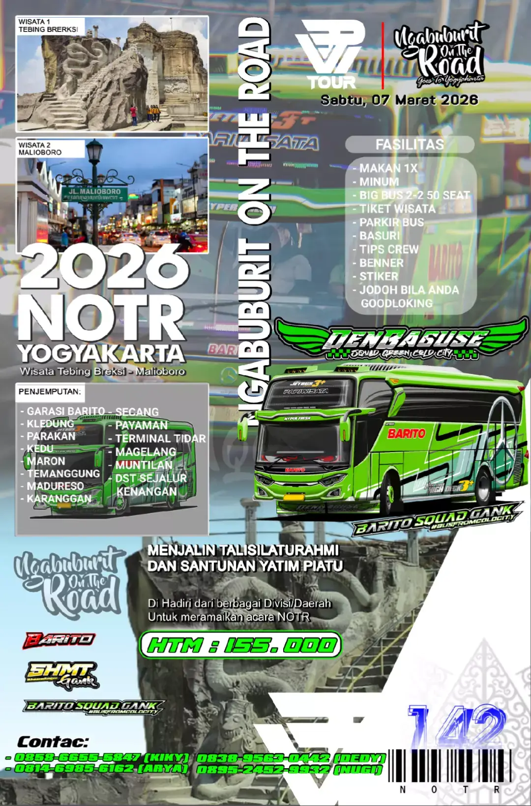 monggo dibooking seatnya,kapan lagi ngetrip naik mercy #basuri12not #notr2026#baritopariwisatawonosobo#@barito_denbaguse_027@baritopariwisataofficial #fyppppppppppppppppppppppp 