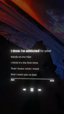 I think it’s the first time… 🎧 / Follow xohfx for more… #fyp #viralvideo #music #lyrics #addicted