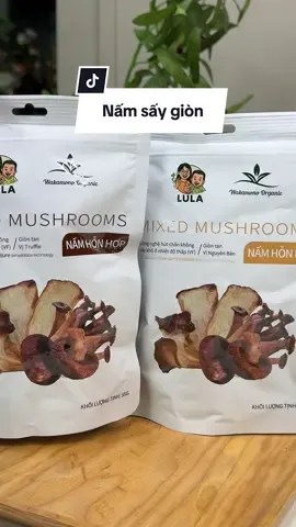 Nấm mix nhìu loại đem sấy giòn thành snack á mấy chị #lemhayanvat #LearnOnTikTok #namsaygion #anvat
