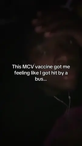 Why ain’t nobody tell me the MCV vaccine does this 🫤