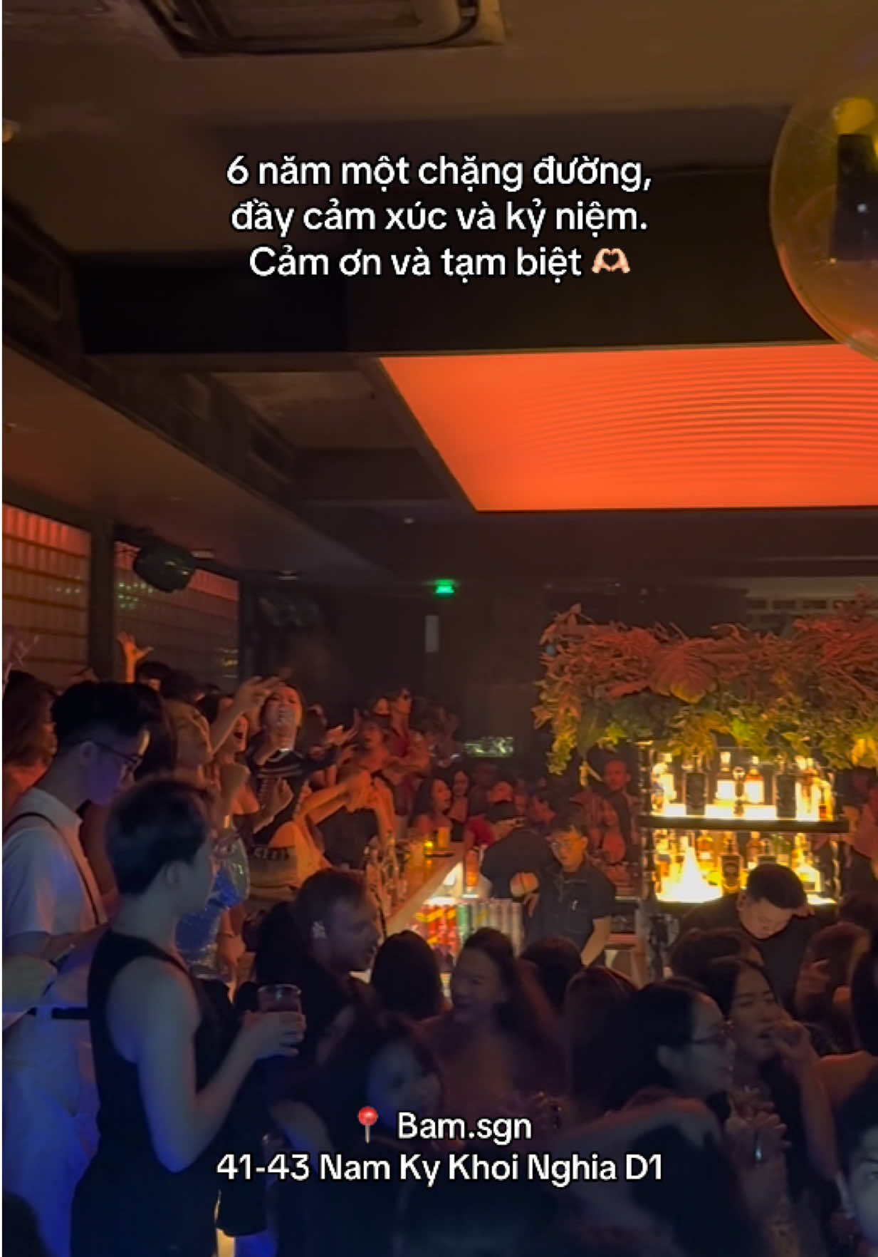 Cảm ơn các bạn đã luôn ủng hộ BAM, xin chào và hẹn gặp lại 🫶🏻  #bamsgn #bar #nightlife #saigon 