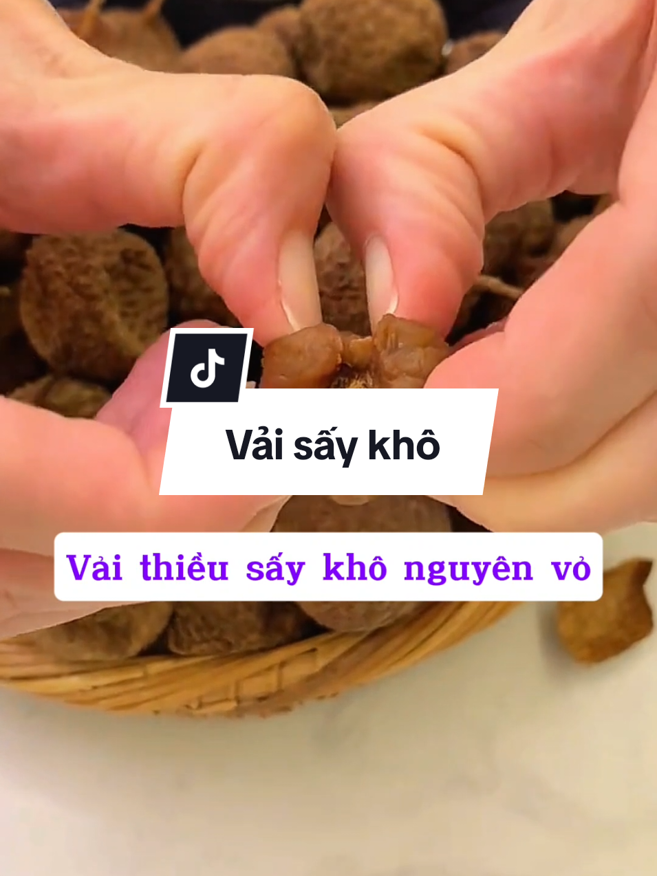 Vải sấy khô nguyên vỏ  #doanvat #doanvatngon #vaisaykho #xuhuong 