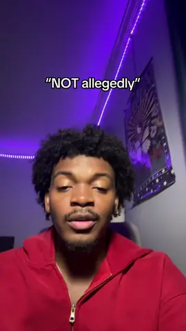 “Not allegedly” is crazy work, I nearly flinched when I read that #fyp #relatable 