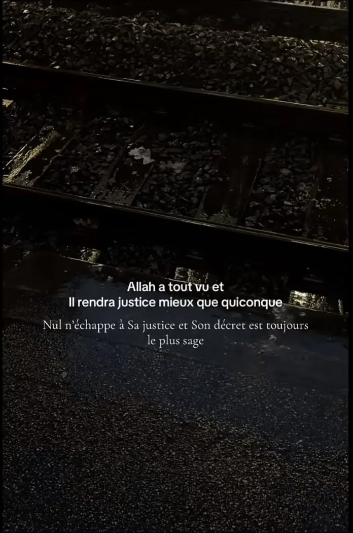 Allah est Juste et aucune larme versée ni blessure n'est oubliée auprès de Lui, el hamdoulillah 🤍❤️‍🩹 #pourtoi #fyp #sabr