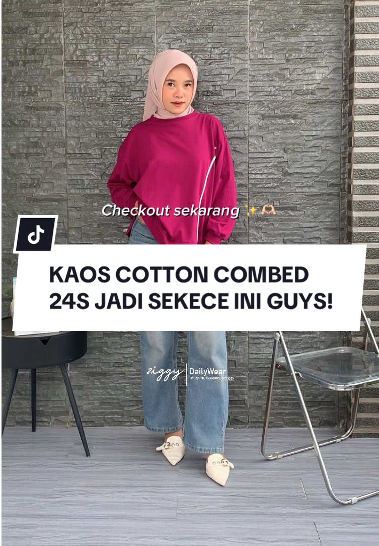Khusus produk terbaru, kita ada diskon 15% nih guys! Cus aja langsung bungkus sekarang, karena kaosnya beneran sekece ini guys! Ekslusif hanya di tiktok, ya! #promoseruweekend #kaosoversizewanita #blousecantik #kaosoversize #outfitwanitasimple 