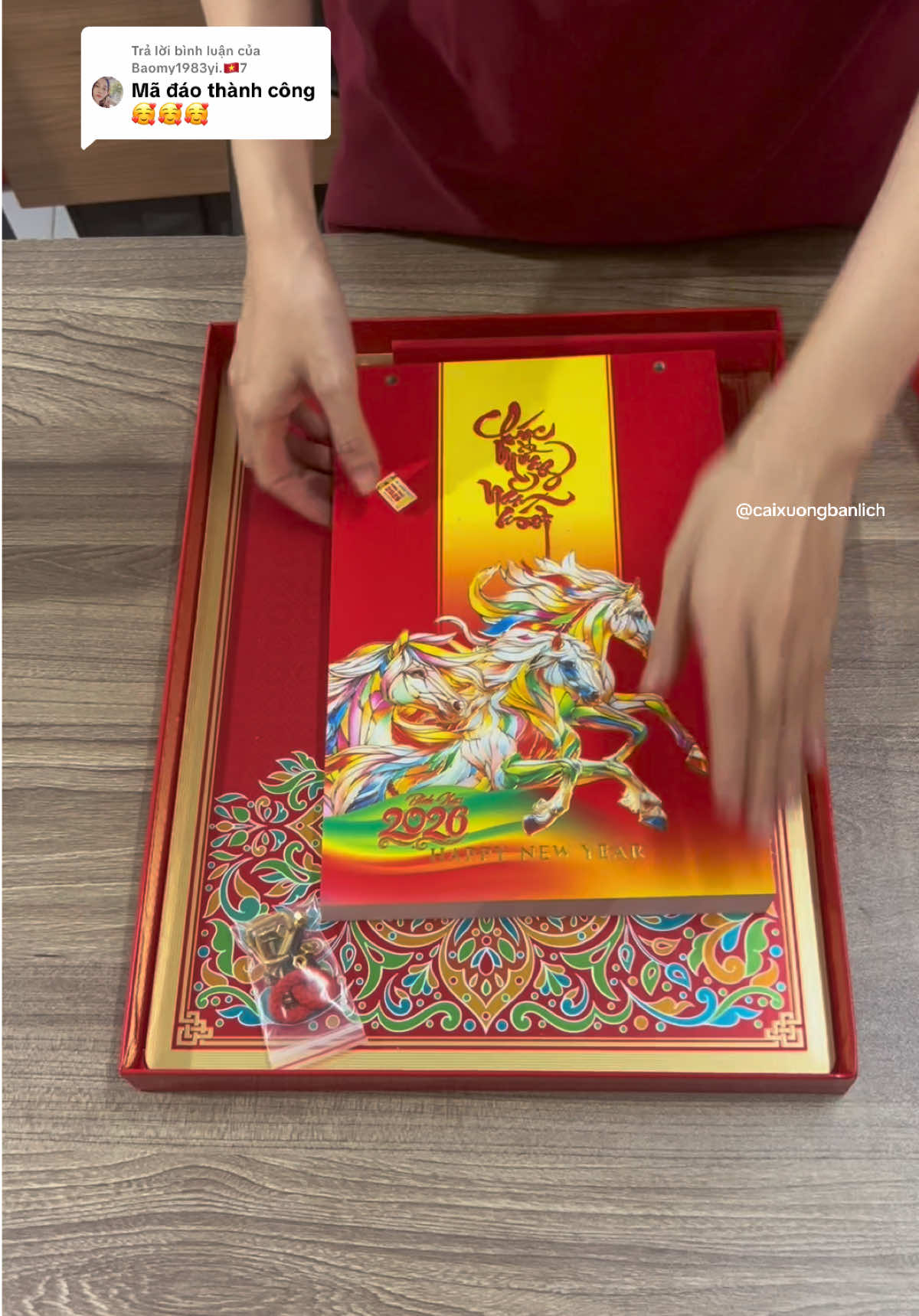 Trả lời @Baomy1983yi.🇻🇳7  Rất hợp để làm quà tặng 🎁 #Caixuonglichtet #lịchtet #viral #quatang 