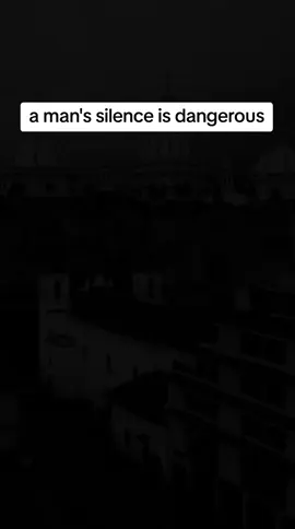 A man’s silence is dangerous—don’t ever confuse it with weakness. #Relationship #relatioshipadvice #relationshipgoals #highqualitycontent