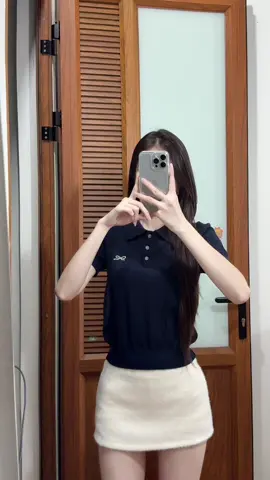 Áo xinhh, sangg quá nè #xh #thuylinh1603 #xuhuong #aolencoctay 