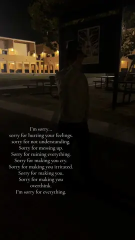 I'm sorry to my girlfriend. I genuinely don't know how I be messing things up when it comes to us but somehow I always do always do,I’m genuinely sorry for all these things I don’t wanna lose you and I’m grateful for you and I’m grateful to have met someone like you and you’re always so nice to me even when times are bad I just love you so much and I don’t see my self without you.#sorry #Love 