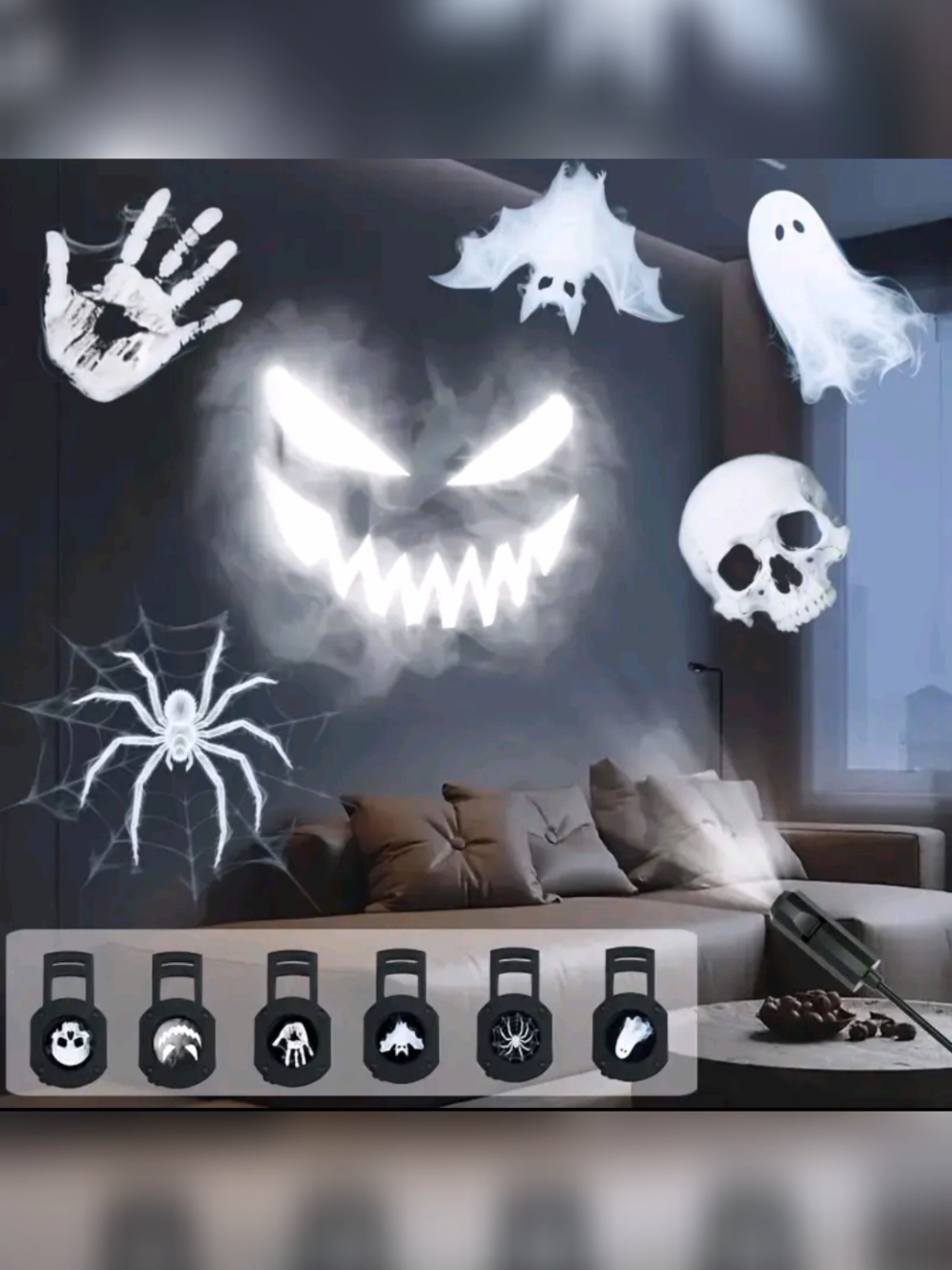 Lampara led de Halloween. #Halloween #diademuertos #fyp #ofertas 
