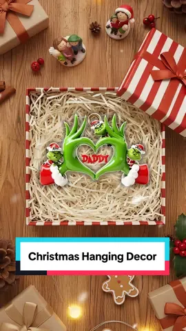 🎄💚 Family. Fun. Festive. The Ornament of Christmas joy. 🎁 #customizedgift #giftidea #ornament #familyornament #holidayornament #funnychristmas #holidaydecor #holidayfun #holidaylove #cuteornament #greenornament #christmasornament #christmasgift #holidaygiftideas #tiktokgiftideas #trendinggift #viralvideo