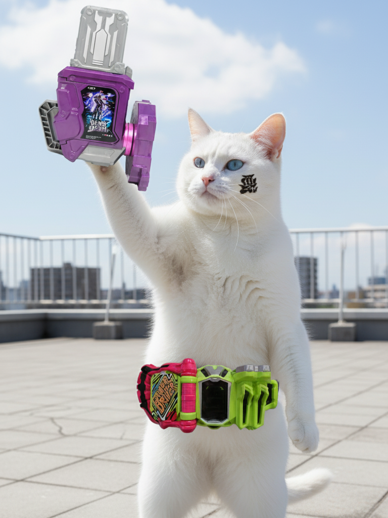 GENM MUSOU GAMER  - CAT VERSION#cat #kamenrider #fyp #viral