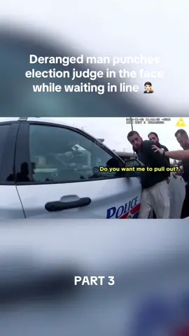 Deranged man punches election judge in the face while waiting in line 🧑🏻‍⚖️ P3 Credit: Police Insider Comment Your Thoughts below ⬇️  Follow Me For More @interrogation.hub November 3rd 2024 , A 24-year-old Illinois man has been arrested after allegedly causing a disturbance in a voting line before punching an election judge in the face, police said. The incident occurred on Sunday at approximately 11 a.m. when Orland Park police officers were dispatched to the Orland Park Township Office in Illinois due to a man -- later identified as 24-year-old Daniel Schmidt -- “causing a disturbance in the voting line,” police said. News link: https://abcnews.go.com/amp/Politics/24-year-man-punches-election-judge-face-waiting/story?id=115508484 #reels #bodycam #4u #police  #tiktok 