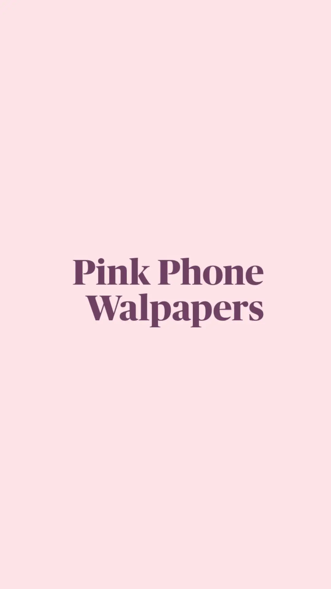 #pinkwallpapers