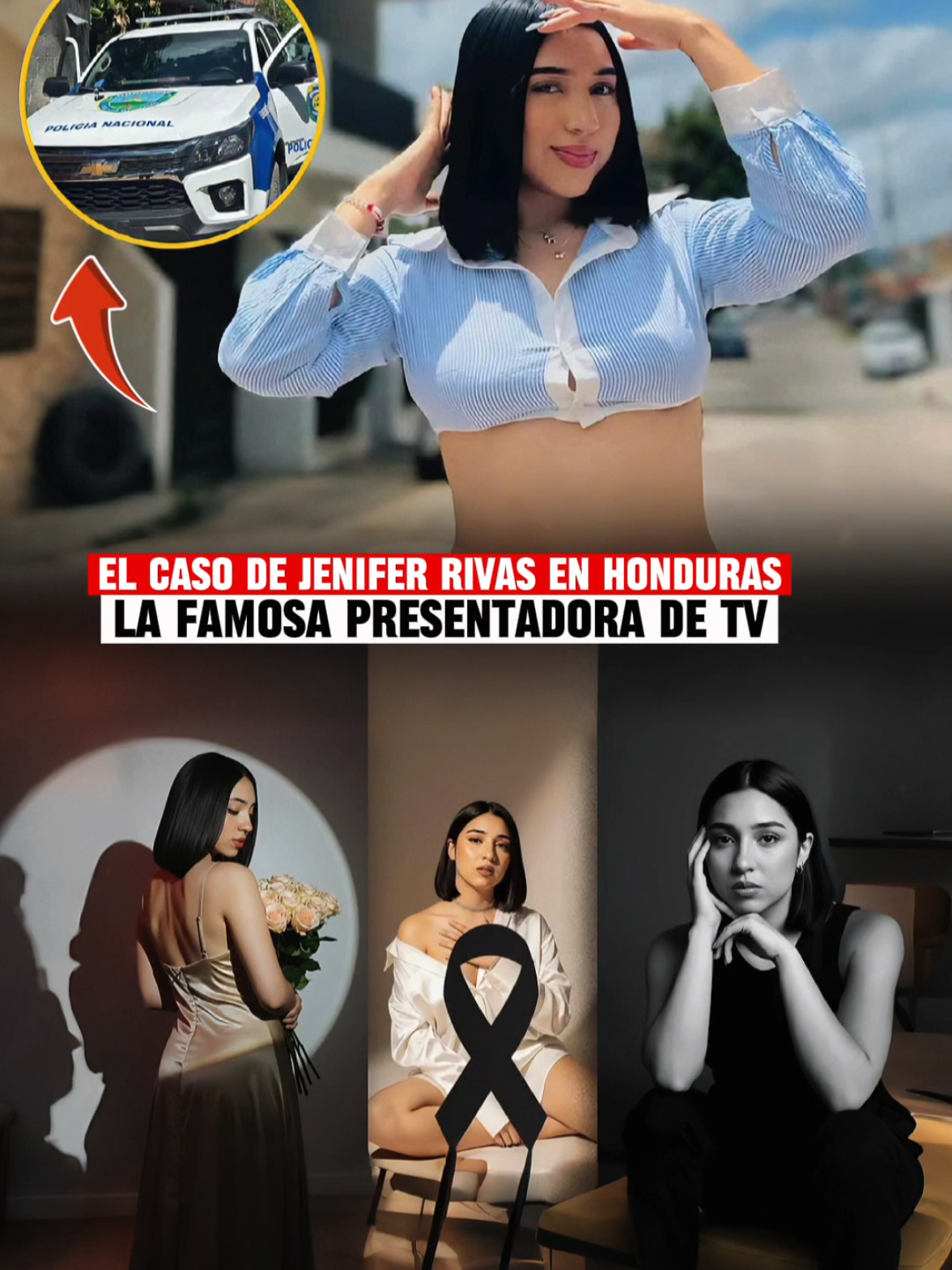 El caso de Jenifer Rivas la presentadora que fue encontrada sin vida en Honduras #jeniferrivas #noticiastiktok #honduras #chisme #caso 