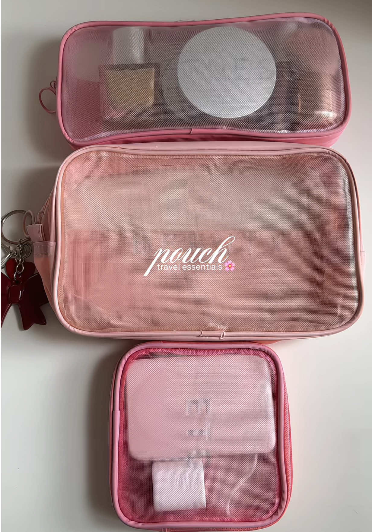 pouch travel essentials! #pouch #travelessentials #makeuppouch #toiletries #organizer 