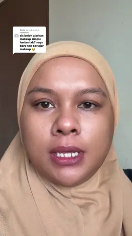 Replying to @𝒩.4𝒾𝓈𝓎𝒶𝒽_  Full Tutorial Simple Makeup For Beginner🫶🏻 #maaez 