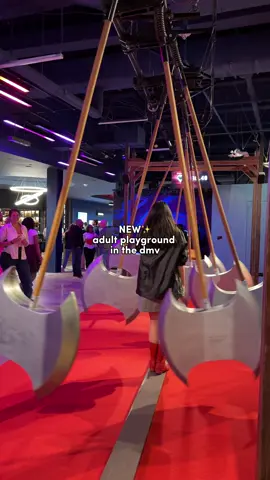 📍Tysons, VA - NEW one-of-a-kind immersive gaming experience @LEVEL99 in a 40,000 sqft space designed for adults! 😱  ✨How it works: Pick a room, check the screen for hints, then dive into mind, physical, or skill-bending challenges!  Low-key Squid Game vibes with the entering multiple themed rooms without knowing the challenge 🤯 Wish we knew about the lightbulb hints on each screen sooner to save time! (avoids: walking into a room clueless, losing instantly, awkwardly walking back out a few seconds later 😅)! Types of challenges:  👯Challenge Rooms: Team up (2–6 players) to tackle fast-paced missions in 1–4min 🤺PvP Arena: Go head-to-head with friends in epic duels 🧩The Hunt: An art-filled scavenger quest! Track hidden glyphs to collect stars ALSO did not expect this spot to have some of the best American bar/style food I’ve ever had! 🤯 Must try the potato chips, tacos, elote guac, fried chicken, churros, +more! Even the vegetarian items are DELISH according to the bae! 😱 📝Don’t show up in a dress like I did 😅 and prepare to sweat a bit! 🚗 Tysons Corner Center 1961 Chain Bridge Road*Level 2 near Urban Outfitters (park at E Garage for the closest proximity!) - hosted🤝 📷[IPhone 16 Pro] #level99 #thingstododc #dmv #tysonsva #fyp 
